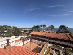 Vistas a la ría sobre los tejados de Pedras Negras — casa pareada en San Vicente do Mar, O Grove